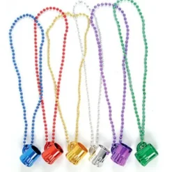 Beer Mug Beaded Necklace