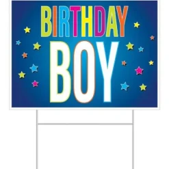 Birthday Boy Yard Sign