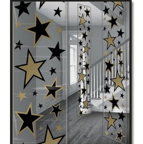 Black and Gold Star Party Panels