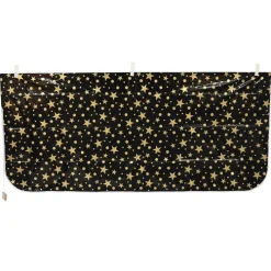 Black and Gold Stars Balloon Bag