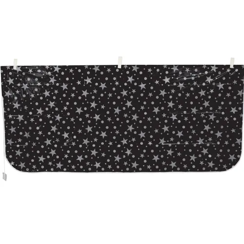 Black and Silver Stars Balloon Bag
