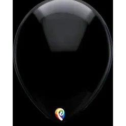 12" Black Balloons