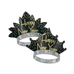 Black & Gold Headliner Tiara
