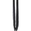 Black Metallic Bead Necklaces