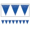 Blue Bandana Pennant Banner