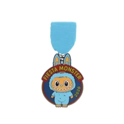 Blue Fiesta Monster Medal