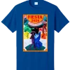 Blue 2026 Fiesta Poster T-Shirt Small