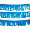 Blue Metallic Fringe