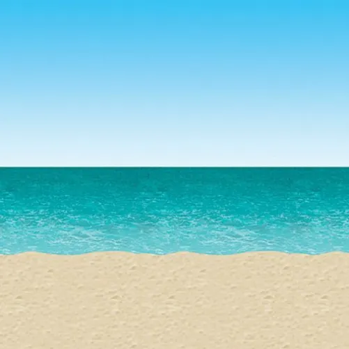 Blue Sky & Ocean Backdrop