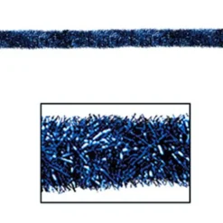 Blue 100' Tinsel Garland
