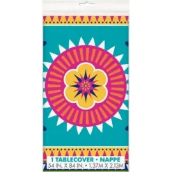 Boho Fiesta Plastic Tablecover