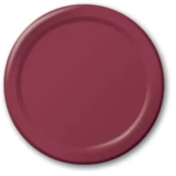 Burgundy Dessert Plates