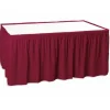 Burgundy Table Skirt