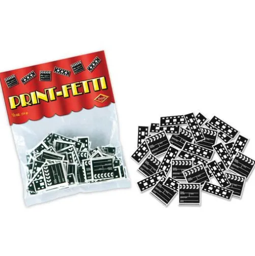 Clapboard & Filmstrip Confetti