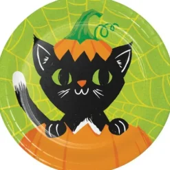 Colorful Halloween 7" Plate
