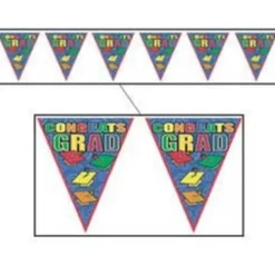 Congrats Grad Pennant Banner