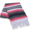 Coral Mexican Blanket
