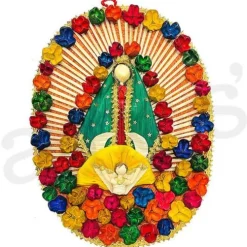 Cornhusk Virgen Wall Decor