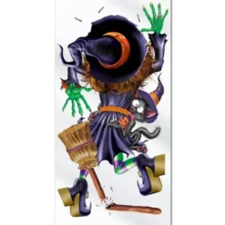 Crashing Witch Door Cover