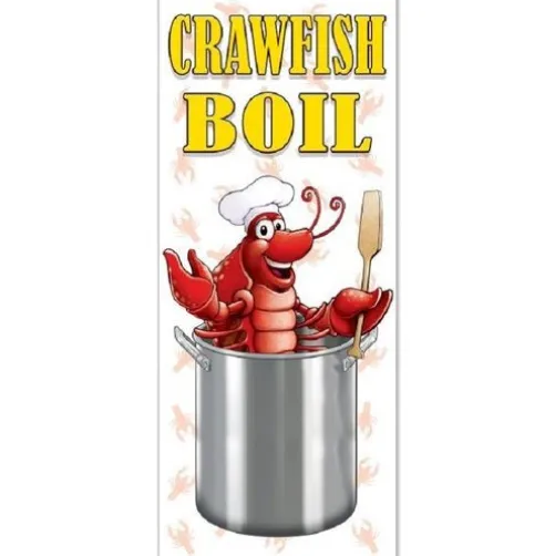 Crawfish Boil Door Cover