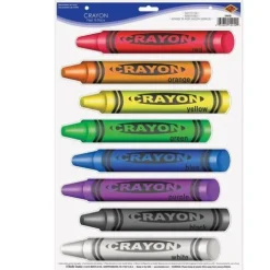 Crayons Glass Clings