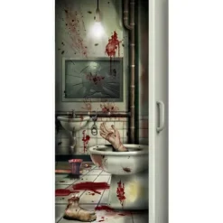 Creepy Crapper Door Cover