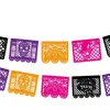Day of the Dead Black, Orange, Purple Plastic Picado