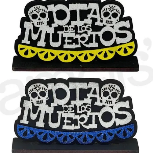 Day of the Dead Desk Plaque