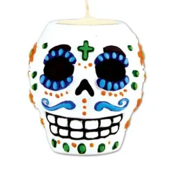 Day of the Dead Male Tea Light Holder