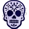 Day of the Dead Skull Magnet
