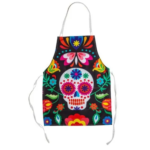 Day Of the Dead Sugar Skull Apron