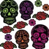 Day of the Dead Sugar Skull Cutouts