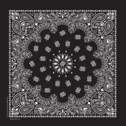 Deluxe Black Bandana
