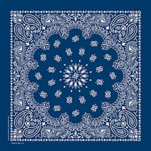 Deluxe Blue Bandana