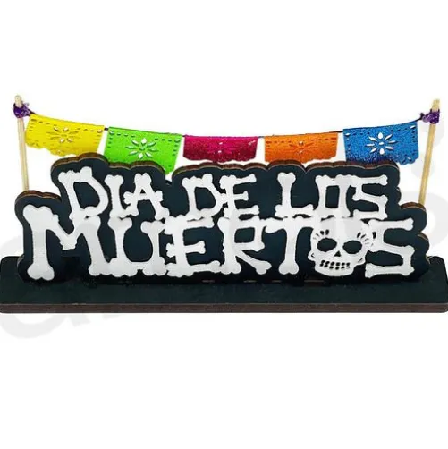 Dia de los Muertos Desk Sign
