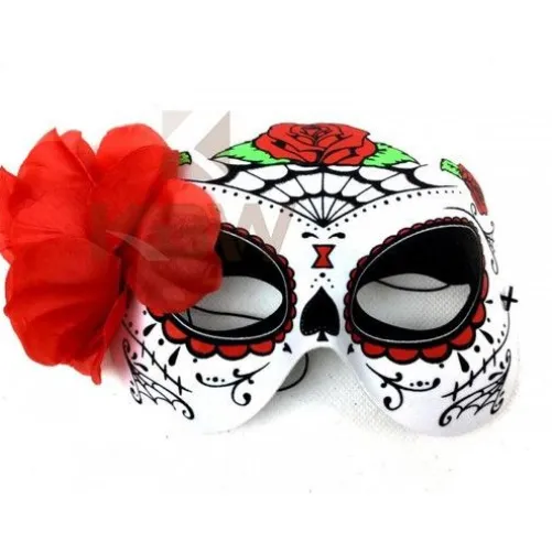 DOD Half Mask Red Rose Spider