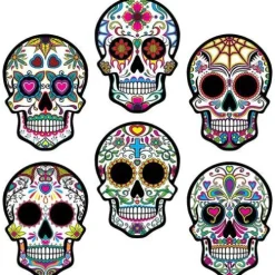 DOD Sugar Skull Cutouts