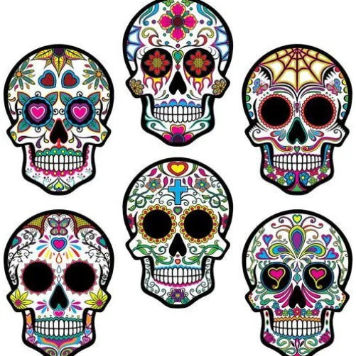 DOD Sugar Skull Cutouts