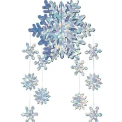 3-D Snowflake Mobile