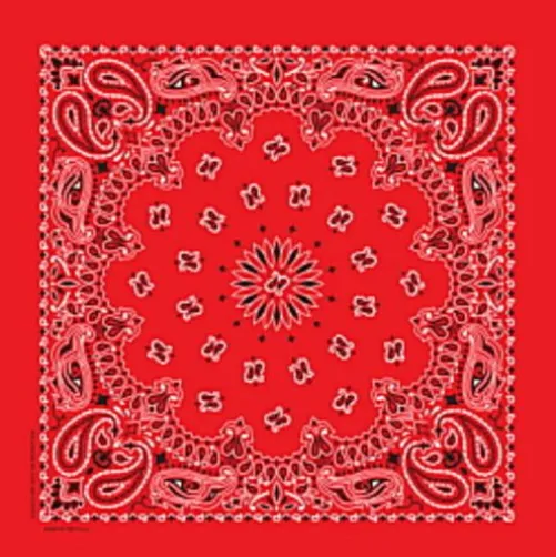 Economy Red Bandana