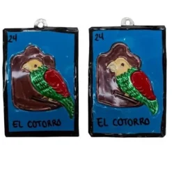 El Cotorro Tin Ornamnet