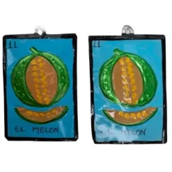 El Melon Tin Ornament