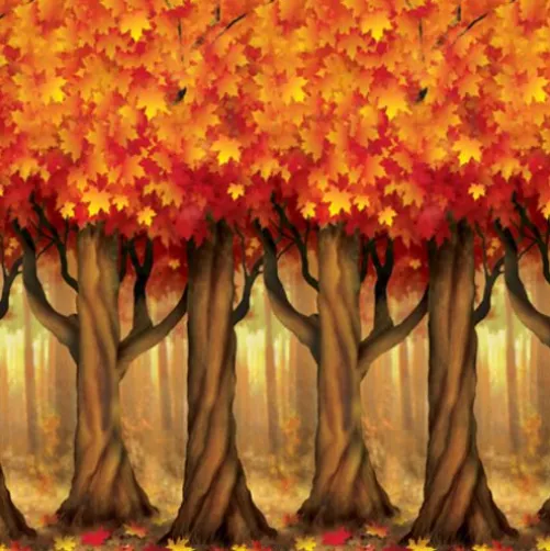 Fall Trees Backdrop