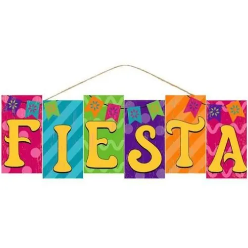 Fiesta Block Sign