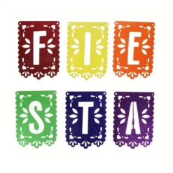 Fiesta Glittered Foam Streamer