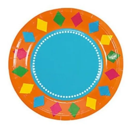 Fiesta Party Dessert Plates