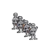 Foamie Skeletons Stickers