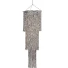 Giant 3-Tier Silver Chandelier
