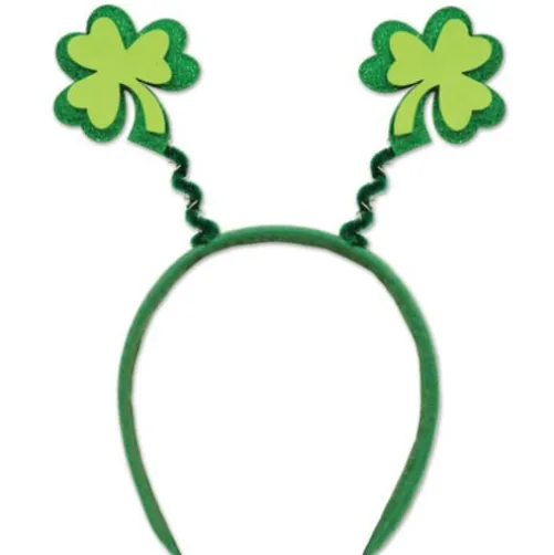 Glittered Shamrock Bopper