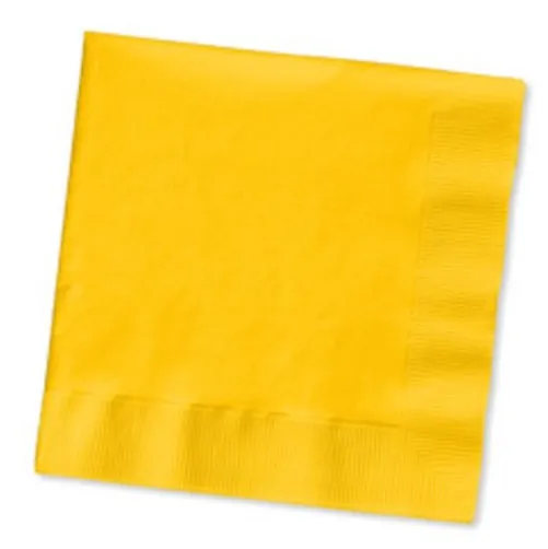 Golden Yellow Beverage Napkins